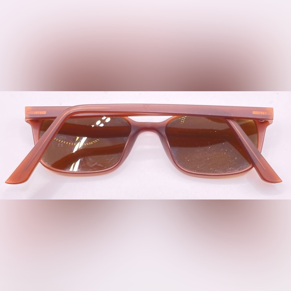 Eco Thames Brown Oval Sunglasses Frames Only - Picture 4 of 8